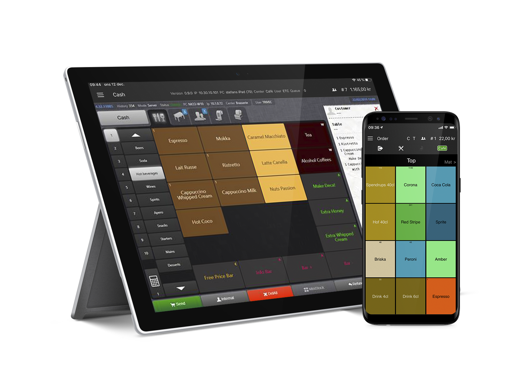 Trivec POS Surface Go