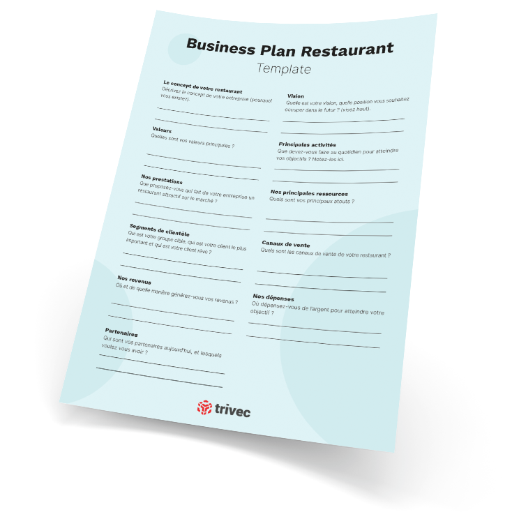 exemple de business plan pour restaurant pdf