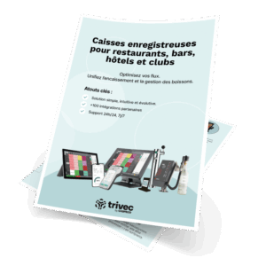 Product brochure caisse enregistreuse restaurant