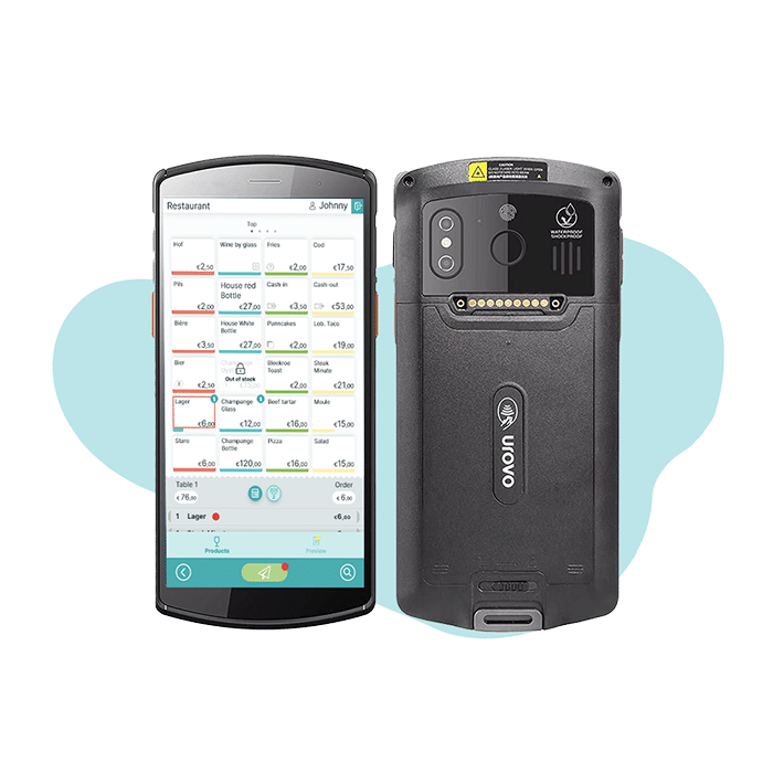 Trivec Handy : fourni avec un pad restaurant portable Trivec Handy : fourni avec un pad restaurant portable